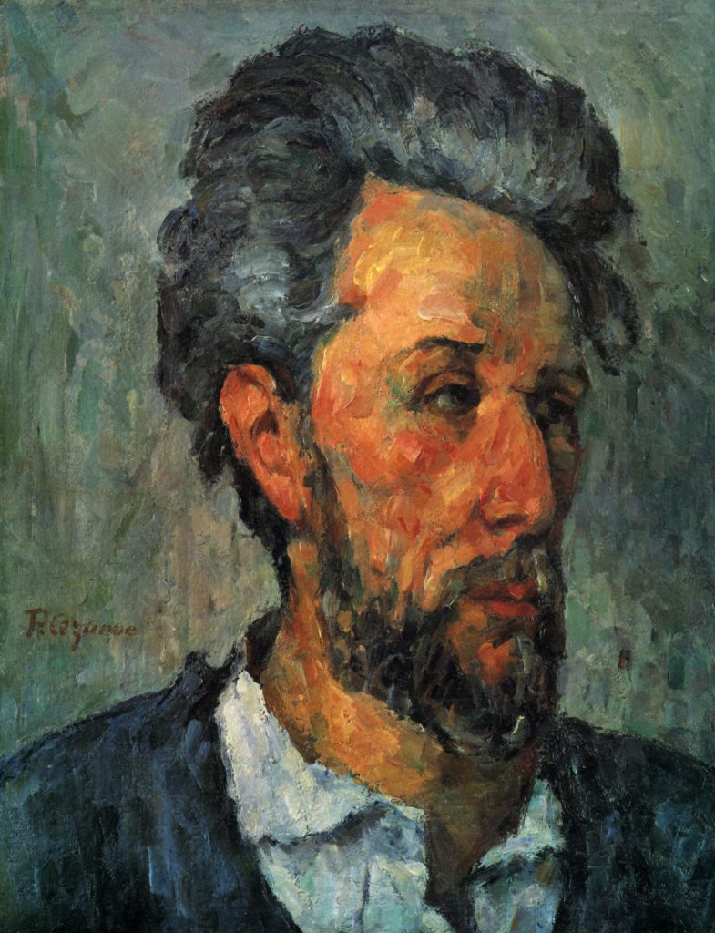 Colores que avanzan o retroceden: Cezanne, el color y la profundidad 74 Paul_Cézanne_Portrait of Victor Chocquet 1876–1877 46 × 36 cm