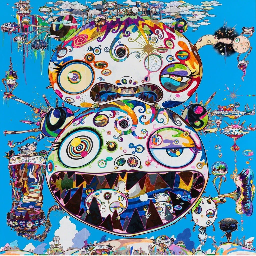 Detrás de la pintura Pop Superflat de Takashi Murakami - ttamayo.com