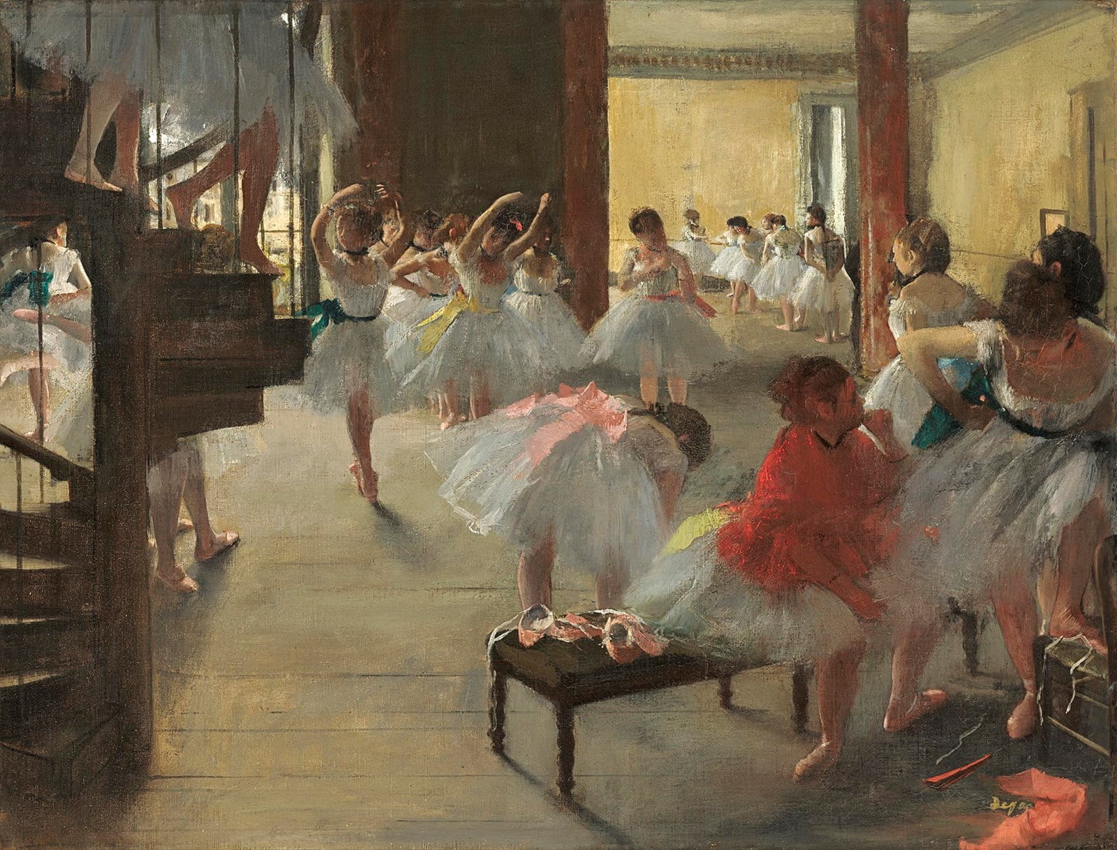 Edgar degas the dance class c 1873 oil on canvas national gallery of Edgar degas the dance class c 1873 oil on canvas national gallery of