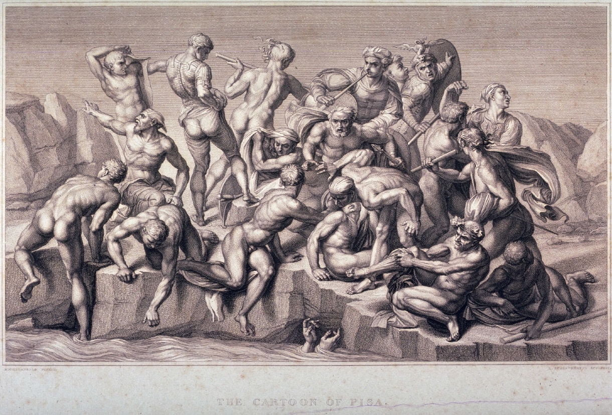 The Battle of Cascina (The Cartoon of Pisa) en