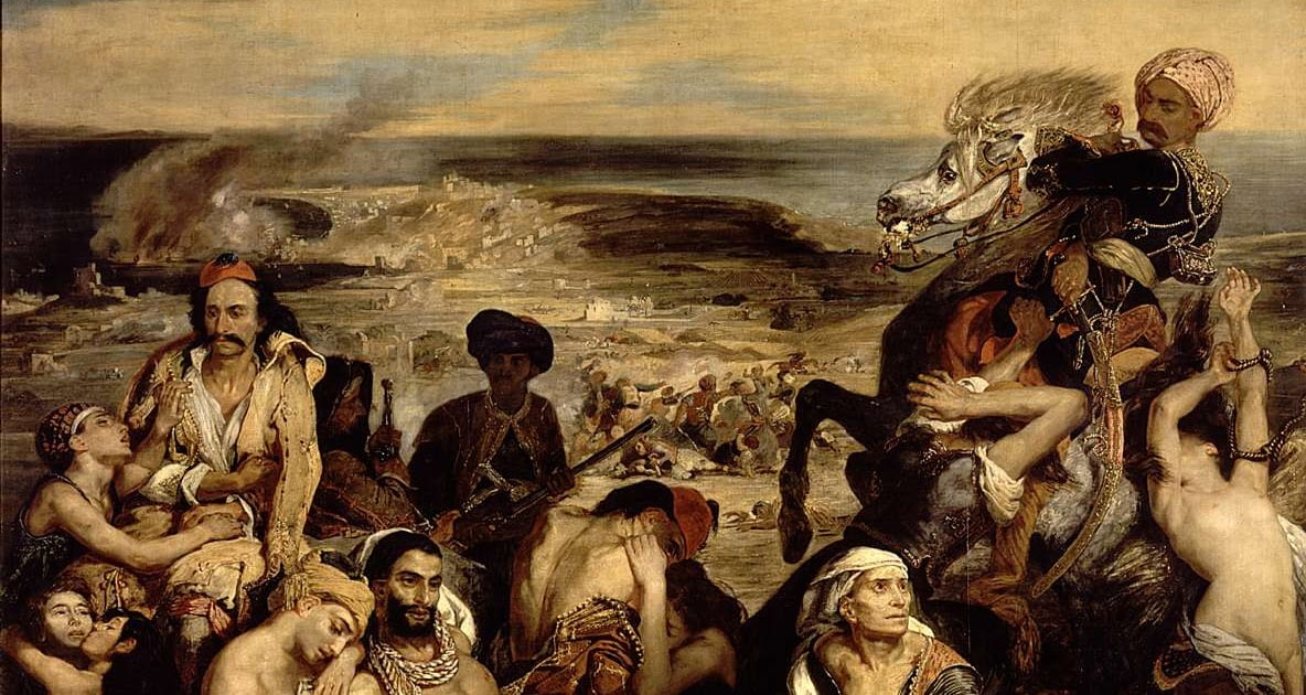 La Matanza de Quios Delacroix en