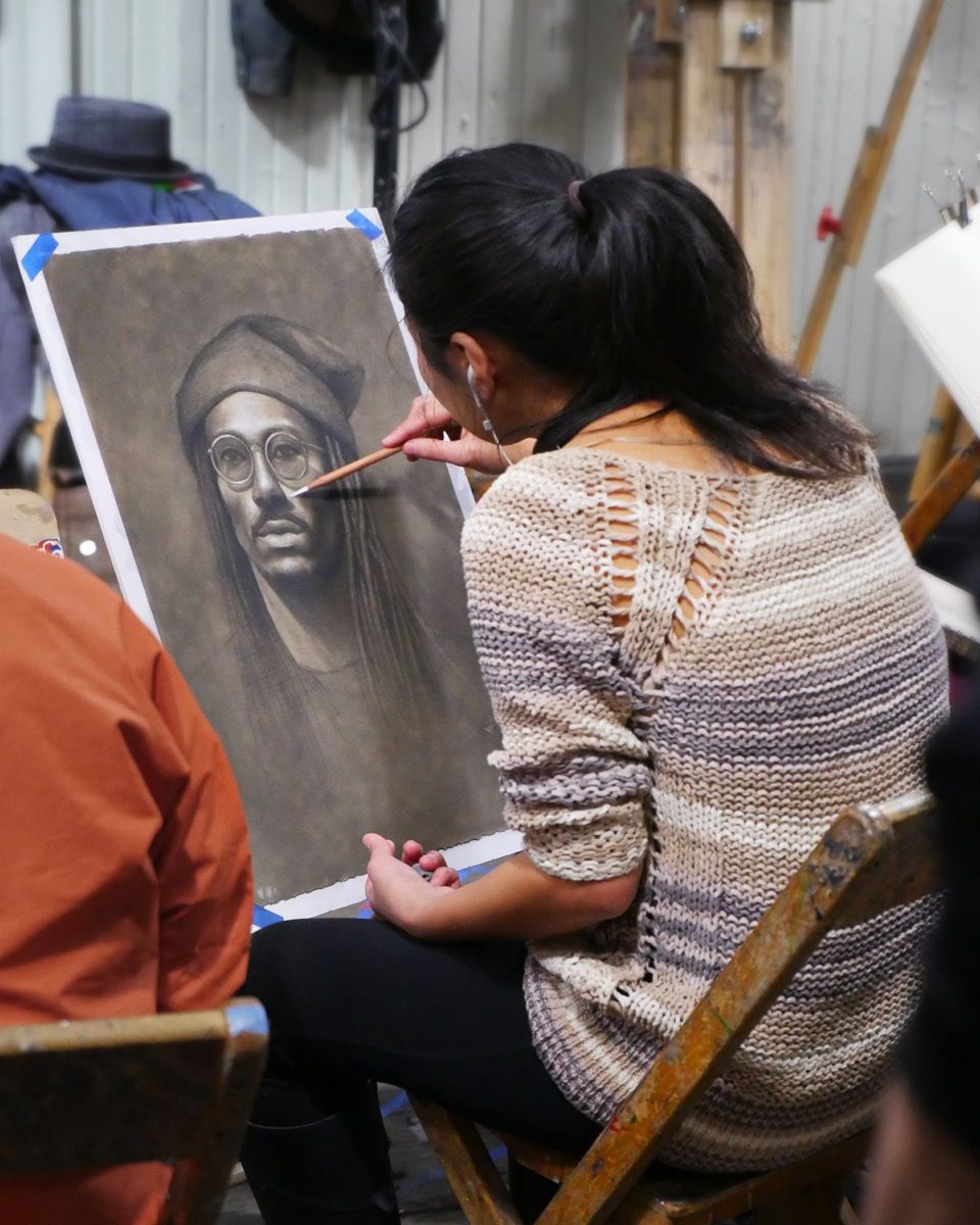 Dibujar con carboncillo: Materiales, herramientas y métodos de trabajo 12 Dibujar con carboncillo