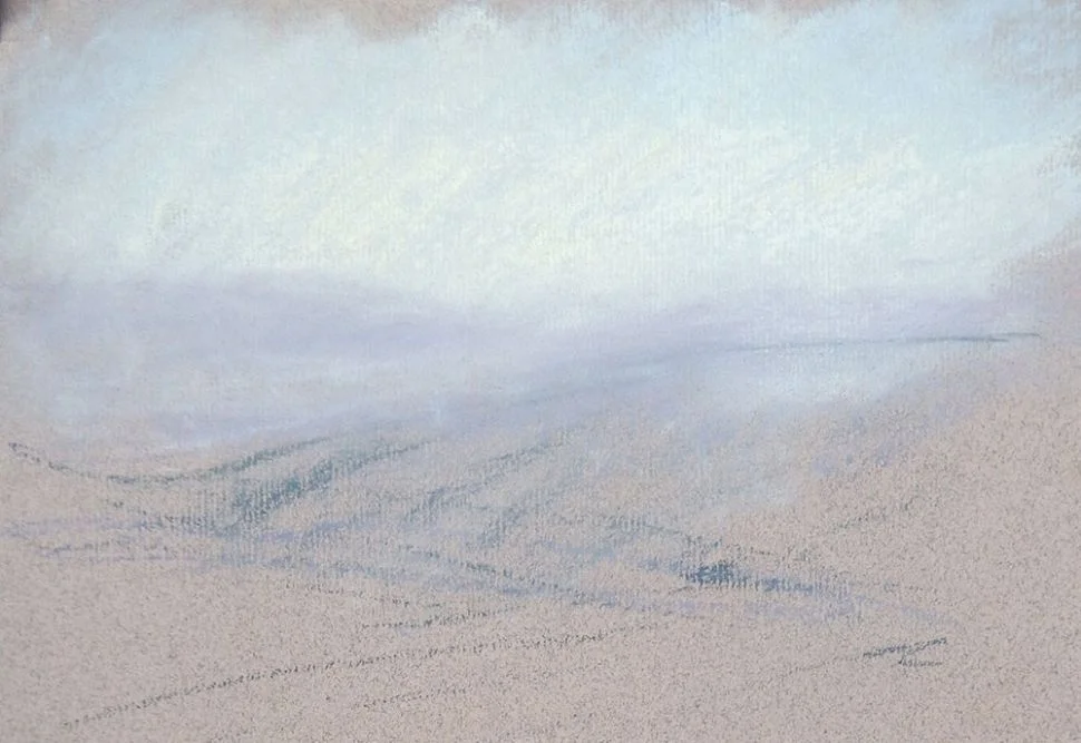 Dibujar paisajes con gises pastel