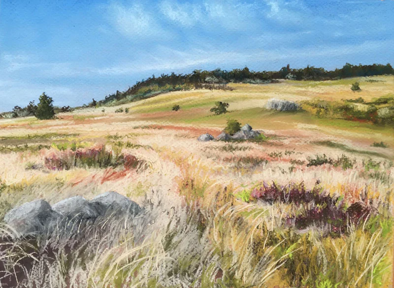 pastellandscapepainting