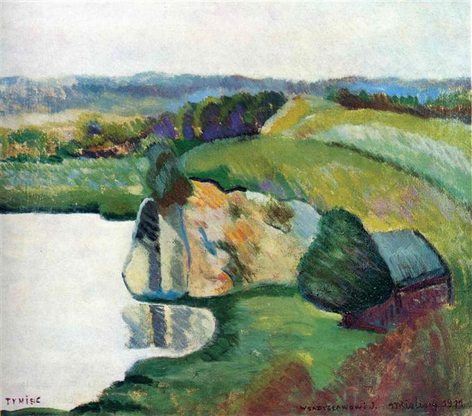 Los pigmentos verdes, el umbral entre lo orgánico y lo mineral 50 Pigmentos verdes 5
Moïse Kisling,
Tyniec, 1912