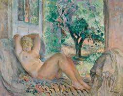 Los pigmentos verdes, el umbral entre lo orgánico y lo mineral 49 Henri Lebasque,
Le Cannet, grand nu, Marinette, 1934