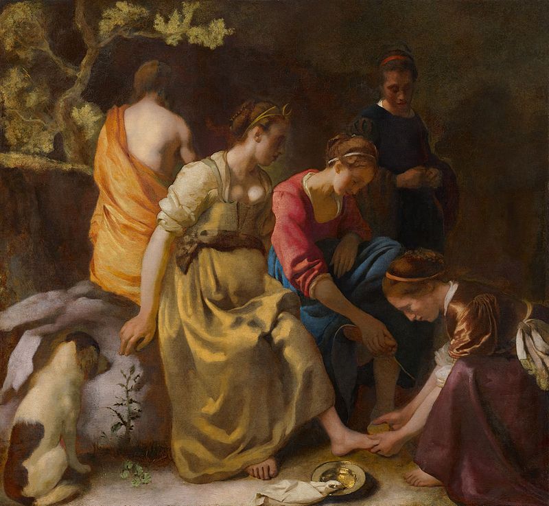 Pigmentos y estilos en la pintura de Vermeer: el maestro de la luz y el color 31 vermeer diana and her companions