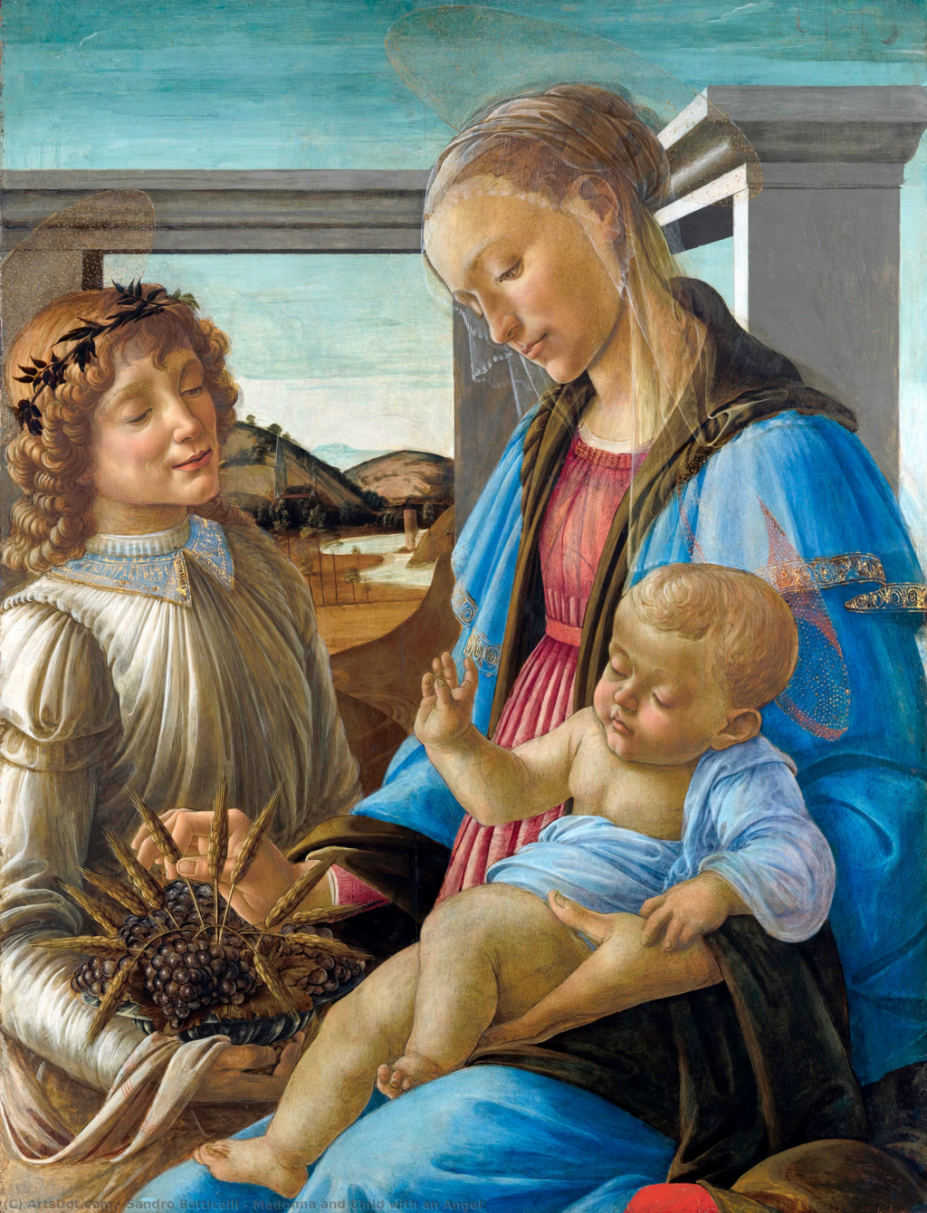 Técnicas y pigmentos en la pintura de Botticelli 3