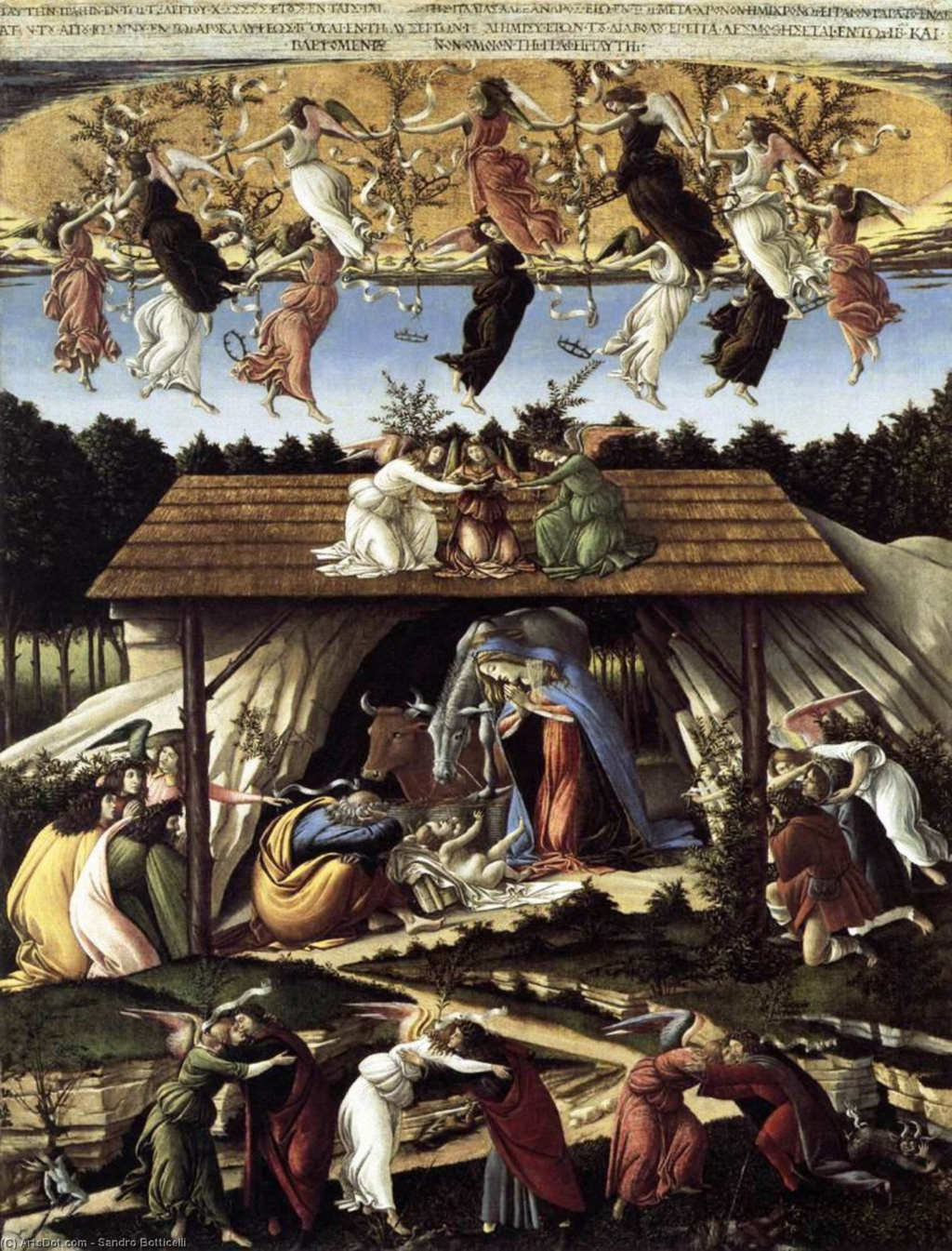 Técnicas y pigmentos en la pintura de Botticelli 2
