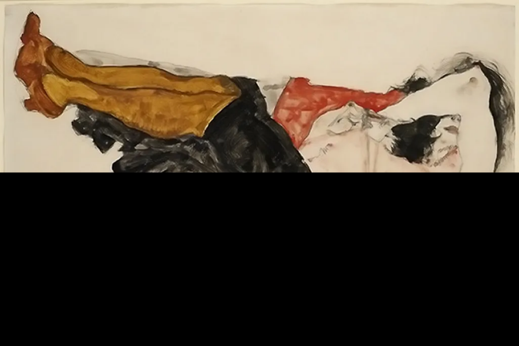 Egon Schiele: línea, pigmento y tensión en la construcción de la forma pictórica 47 Egon Schiele 1
