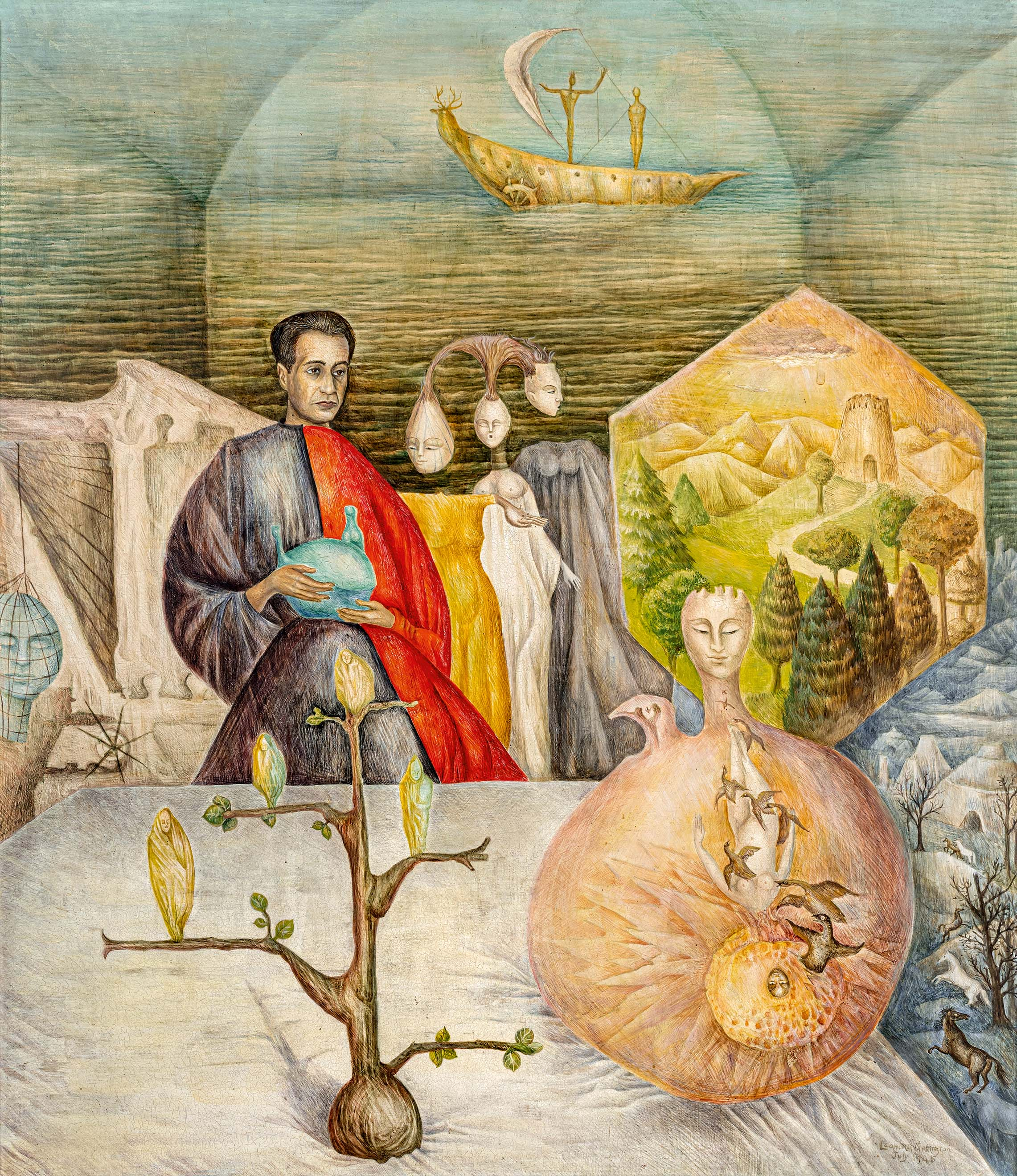 Leonora Carrington: materia, símbolo y técnica, la construcción de lo invisible 51 Leonora Carrington 10
