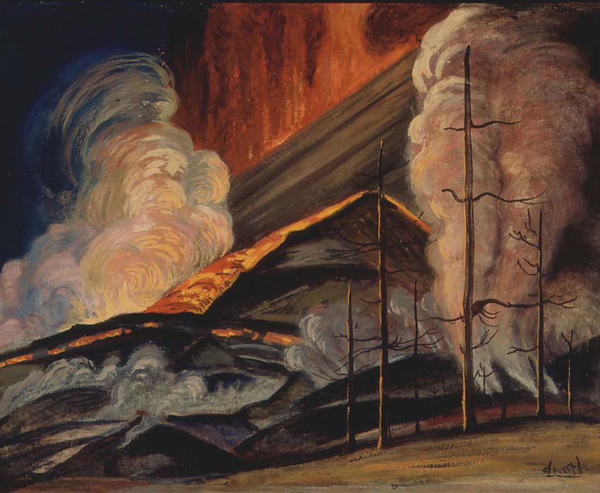 Dr. Atl: Entre volcanes y colores brillantes 59 Dr. Atl (Gerardo Murillo), Paricutín, ca. 1943, Atl colors y óleo sobre cartón, 72 x 93 cm. Colección Blaisten.