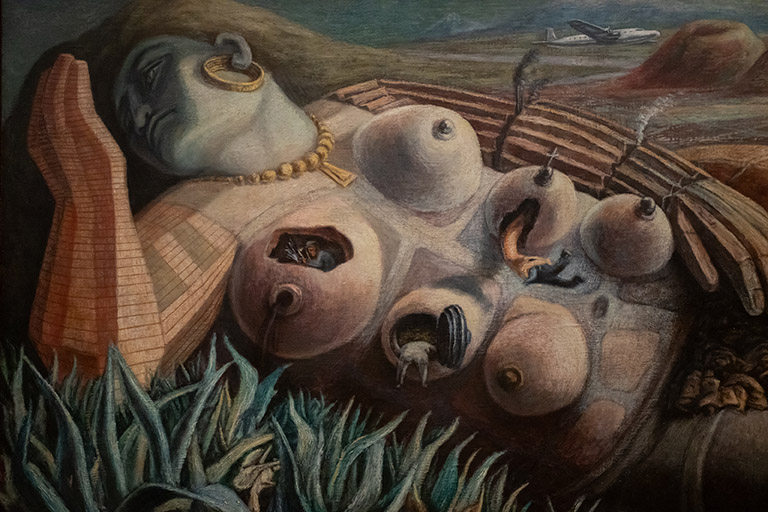 José Chávez Morado, (Detalle) La Ciudad, 1949